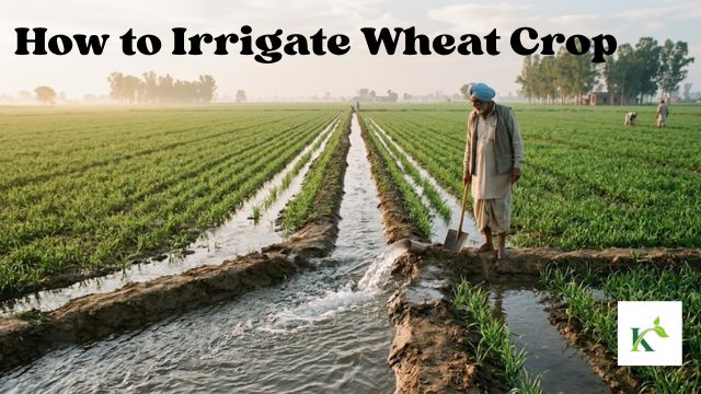 How to Irrigate Wheat Crop